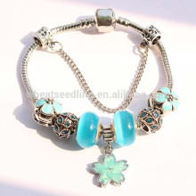2015 new products fashion crystal beaded charming bangle bracelet